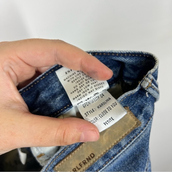 GRLFRND Karolina Button Fly Skinny Jeans Size 25 PETITE - Picture 13 of 13